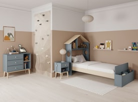 CAMA 0.90 ODESSA VERDE KAKI 444C/CERA BLANCA miniatura 3