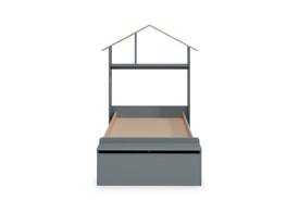 CAMA 0.90 ODESSA VERDE KAKI 444C/CERA BLANCA miniatura 7