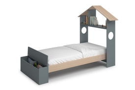 CAMA 0.90 ODESSA VERDE KAKI 444C/CERA BLANCA miniatura 8