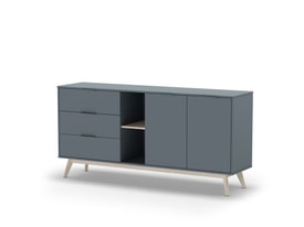 Aparador Pisco 2P2H3C Verde Kaki miniatura 5