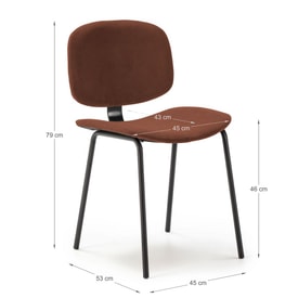 SILLA ARUS CALDERA/PATA NEGRA 2P/CAJA miniatura 4