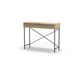 CONSOLA ECRIN 1C ROBLE PATA METAL miniatura 7