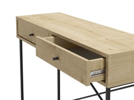 CONSOLA TITAN 2C ROBLE PATA METAL miniatura 5