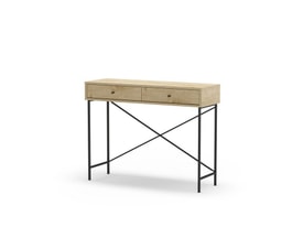 CONSOLA TITAN 2C ROBLE PATA METAL miniatura 6