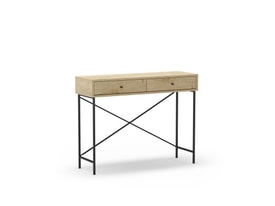 CONSOLA TITAN 2C ROBLE PATA METAL miniatura 8
