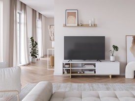 MUEBLE TV CEQUOIA 1P4H BLANCO/ROBLE miniatura 3