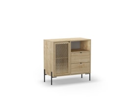 Mueble Auxiliar Inca 1 Puerta 2 Cajones Roble miniatura 10