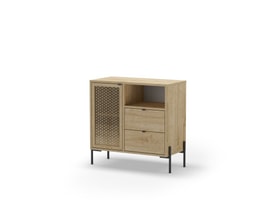 Mueble Auxiliar Inca 1 Puerta 2 Cajones Roble miniatura 7