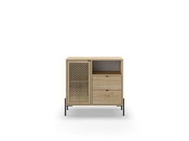 Mueble Auxiliar Inca 1 Puerta 2 Cajones Roble miniatura 9