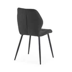SILLA LUNA NEGRO 4P/CAJA miniatura 3