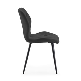 SILLA LUNA NEGRO 4P/CAJA miniatura 4