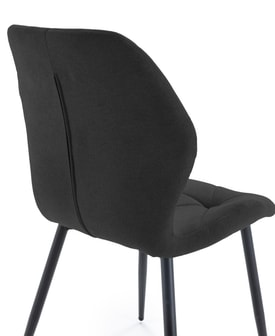 SILLA LUNA NEGRO 4P/CAJA miniatura 5