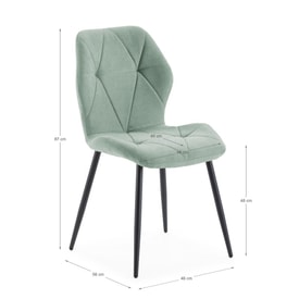 SILLA LUNA AGUAMARINA miniatura 7