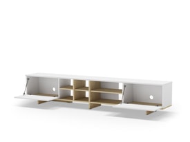 MUEBLE TV CEQUOIA 2P 230CM BLANCO/ROBLE miniatura 2