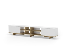 MUEBLE TV CEQUOIA 2P 230CM BLANCO/ROBLE miniatura 6
