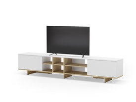 MUEBLE TV CEQUOIA 2P 230CM BLANCO/ROBLE miniatura 9
