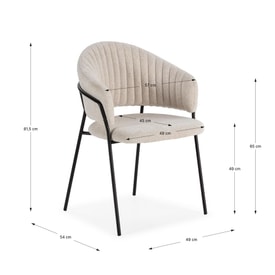 SILLA LETICIA BLANCO 2P/CAJA miniatura 3