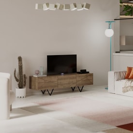 MUEBLE TV CONNIE 3P 160CM NOGAL miniatura 2