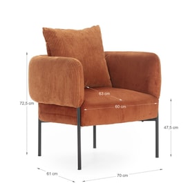 SILLON ARUNI TEJA 1P/CAJA miniatura 5