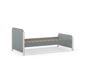 CAMA 0.90 ENOLA VERDE KAKI 444C/CERA BLANCA C/SM