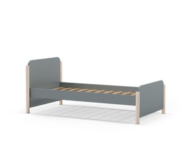 CAMA 0.90 ENOLA VERDE KAKI 444C/CERA BLANCA C/SM miniatura 5