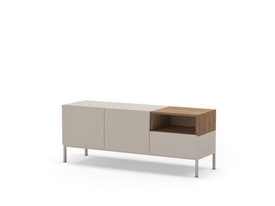 MUEBLE TV CAILIN 2P1C1H 140CM CREMA/SEPET PATA MET miniatura 6