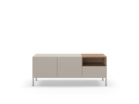 MUEBLE TV CAILIN 2P1C1H 140CM CREMA/SEPET PATA MET miniatura 7