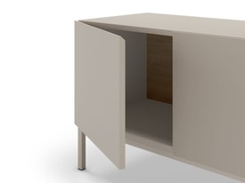 MUEBLE TV CAILIN 3P1C1H 180CM CREMA/SEPET PATA MET miniatura 6
