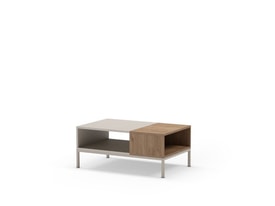 MESA CENTRO CAILIN 2H CREMA/SEPET PATA METAL miniatura 4
