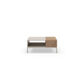 MESA CENTRO CAILIN 2H CREMA/SEPET PATA METAL miniatura 5