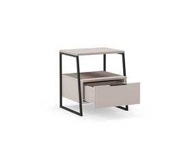 MESITA VELIA CREMA/NEGRO miniatura 2