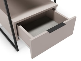 MESITA VELIA CREMA/NEGRO miniatura 6