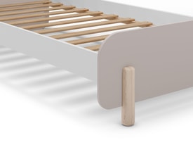 CAMA 0.90 NORA CREMA/CERA BLANCA C/SM miniatura 4