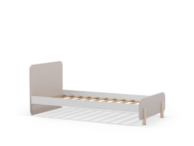 CAMA 0.90 NORA CREMA/CERA BLANCA C/SM miniatura 5