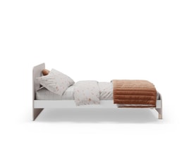 CAMA 0.90 NORA CREMA/CERA BLANCA C/SM miniatura 8