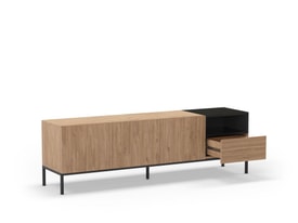 MUEBLE TV CAILIN 3P1C1H 180CM SEPET/NEGRO miniatura 2
