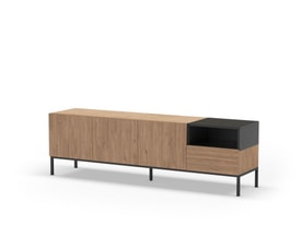 MUEBLE TV CAILIN 3P1C1H 180CM SEPET/NEGRO miniatura 6