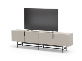 MUEBLE TV ELDIA 4P 200CM CREMA PATA METAL miniatura 8