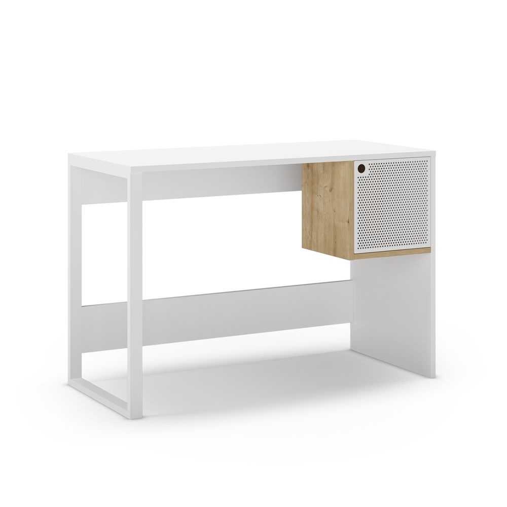 ESCRITORIO NELA 1P BLANCO/ROBLE