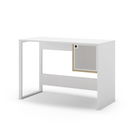 ESCRITORIO NELA 1P BLANCO/ROBLE miniatura 4