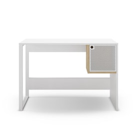 ESCRITORIO NELA 1P BLANCO/ROBLE miniatura 5