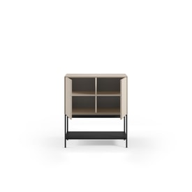 MUEBLE AUX. AMIRA 2P CREMA/NEGRO miniatura 2