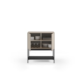MUEBLE AUX. AMIRA 2P CREMA/NEGRO miniatura 7