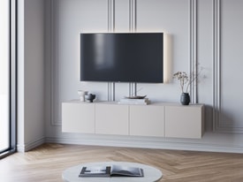 Mueble TV Daroca 4 Puertas Crema miniatura 3