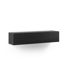 MUEBLE TV DAROCA 4P 180CM NEGRO