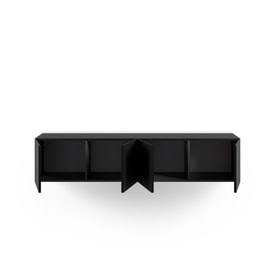 MUEBLE TV DAROCA 4P 180CM NEGRO miniatura 2