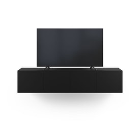 MUEBLE TV DAROCA 4P 180CM NEGRO miniatura 9