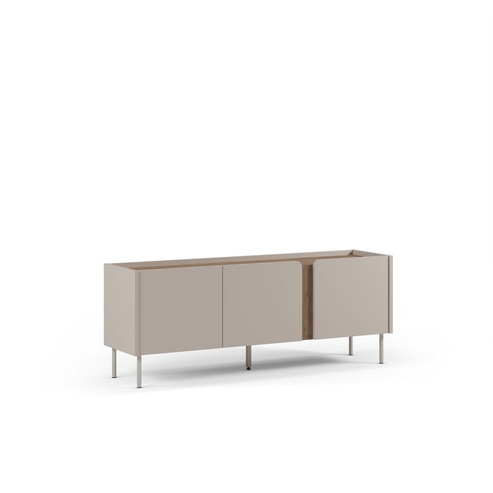 MUEBLE TV LUCILE 3P 140CM CREMA/SEPET