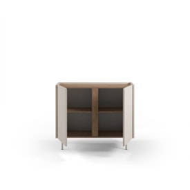 MUEBLE AUX. LUCILE 2P 100CM CREMA/SEPET miniatura 2