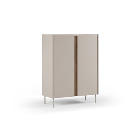 MUEBL.AUX ALTO LUCILE 2P 90CM CREMA/SEPET